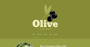 Minimalist Olive Store Joomla Template - TemplateMonster