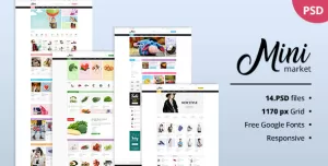 MiniMarket - Multi-Purpose Groceries PSD Template