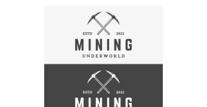 Mining tool logo vector element business 7 - TemplateMonster