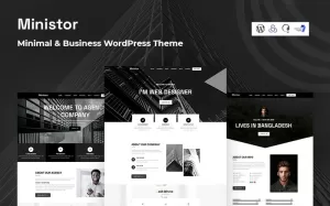 Ministor - Minimal and Business  Responsive WordPress Theme