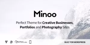 Minoo - WordPress Theme for Creative Businesses, Portfolio and Photographers