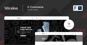 Miralou Nine - Cosmetic Store eCommerce Theme Photoshop And Figma
