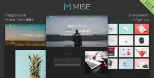 MISE_Responsive Muse Template for Freelancer / Agency