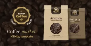 Mister Coffee - Caffeine Market Online Store HTML5 Template