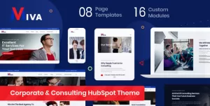 Miva - Business Consulting HubSpot Theme
