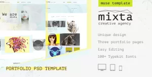Mixta — Creative Agency, Portfolio Muse Template