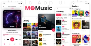 MO Music – App UI Design