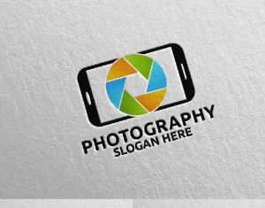 Mobile Camera Photography 69 Logo Template - TemplateMonster
