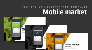 Mobile Market PowerPoint template