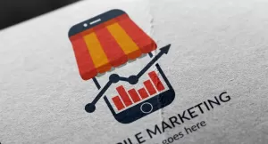 Mobile Marketing Logo Template