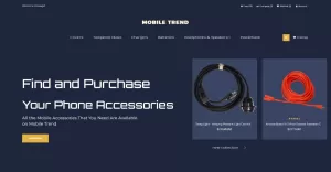 Mobile Trend - Mobile Accessories Store Modern OpenCart Template