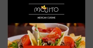 Modelo de boletim informativo responsivo de restaurante mexicano