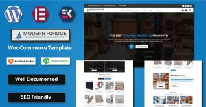 Modern Forge - Building Materials & Construction Tools Store WooCommerce Template