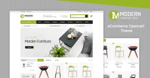 Modern Furniture Store OpenCart Template - TemplateMonster