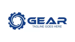 Modern - Gear Logo - Logos & Graphics