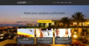 Modern Hotel Business WordPress Theme - TemplateMonster