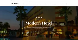 Modern - Hotel Woods Responsive Multipage Website Template