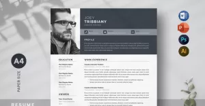 Modern Resume Template, Professional CV - TemplateMonster