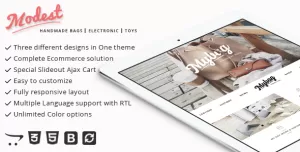 Modest - Multipurpose and Responsive Opencart Theme