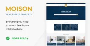 Moison - Luxury Real Estate Template