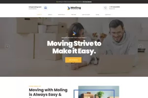 Moling - Moving and Storage Business Services Template Kit