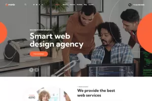 Moniz - Web Design Agency Elementor Template Kit