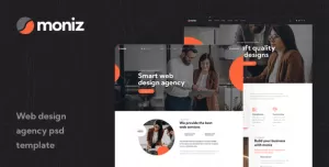 Moniz - Web Design Agency PSD Template
