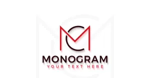 Monogram MC logo design, monogram logo - TemplateMonster