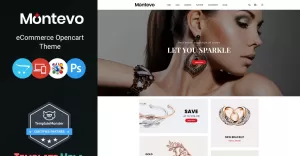 Montevo - Jewelry Stores OpenCart Template - TemplateMonster