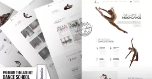 Moondance - High-Quality Dance School, Studio, Elementor Pro Template Kit