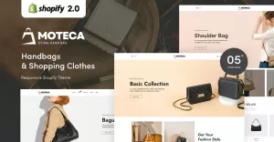 Moteca - Handbags & Shopping Clothes Responsive Shopify Theme
