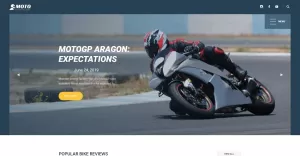MOTO - Motorcycle Sports Website Template - TemplateMonster