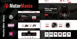 MotorMania  Motorcycle Accessories WooCommerce Theme