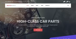 Motoronix - Car Parts MotoCMS Ecommerce Template