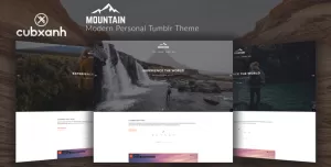 Mountain - Modern Personal Tumblr Theme