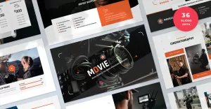 Moviecore - Movie Studio and Film Maker Presentation PowerPoint Template