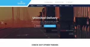 Moving Company Responsive Website Template - TemplateMonster
