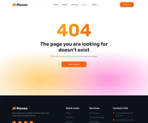 Moxeo – SEO & Digital Marketing Agency Elementor Template Kit