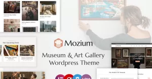 Mozium - Museum and Art Gallery Elemetor Wordpress Theme