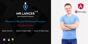 Mr.Lancer - Personal CV/Resume template Angular Version