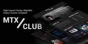 MTX Club - Nightlife And Bars Template