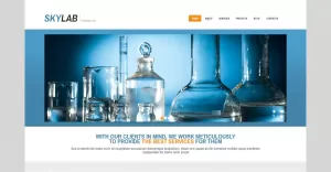 Multi-Purpose Chem Lab WordPress Theme - TemplateMonster