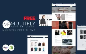 Multifly - Free Fashion Shopify Theme - TemplateMonster