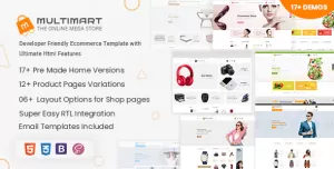 Multimart - Bootstrap 4 & 5 eCommerce HTML Template