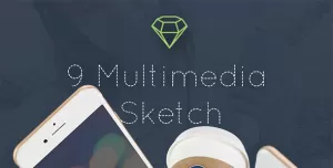 Multimedia App - Sketch Mobile UI Kit