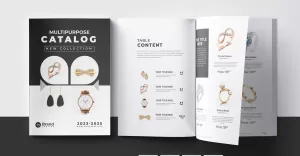Multipurpose Catalog Layout and jewelry catalog design