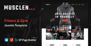 Musclen  – Fitness and Gym Joomla Template