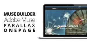 Muse Builder  Parallax OnePage Muse Template