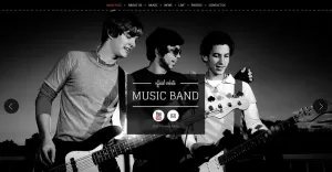 Music Band Website Template