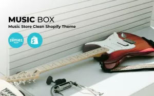 Music Box - Music Store Clean Shopify Theme - TemplateMonster